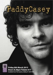 Paddy Casey Poster AMA Music Agency